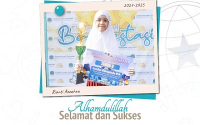 Rianti Azzahra kelas VI ICP meraih juara Olimpiade IPA Tingkat Provinsi pada Edurel Competition II 2024, UPT SMPN 1 Gresik